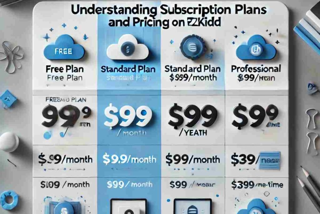 Subscription Plans and Pricing on Fzkidd